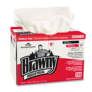 Brawny® Professional Premium Drc Wipers, Paper, 12-1-2 X 16-3-4, White, 152-box freeshipping - TVN Wholesale